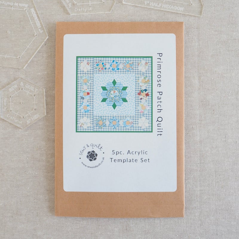 Primrose Patch Quilt - Acrylic Template Set