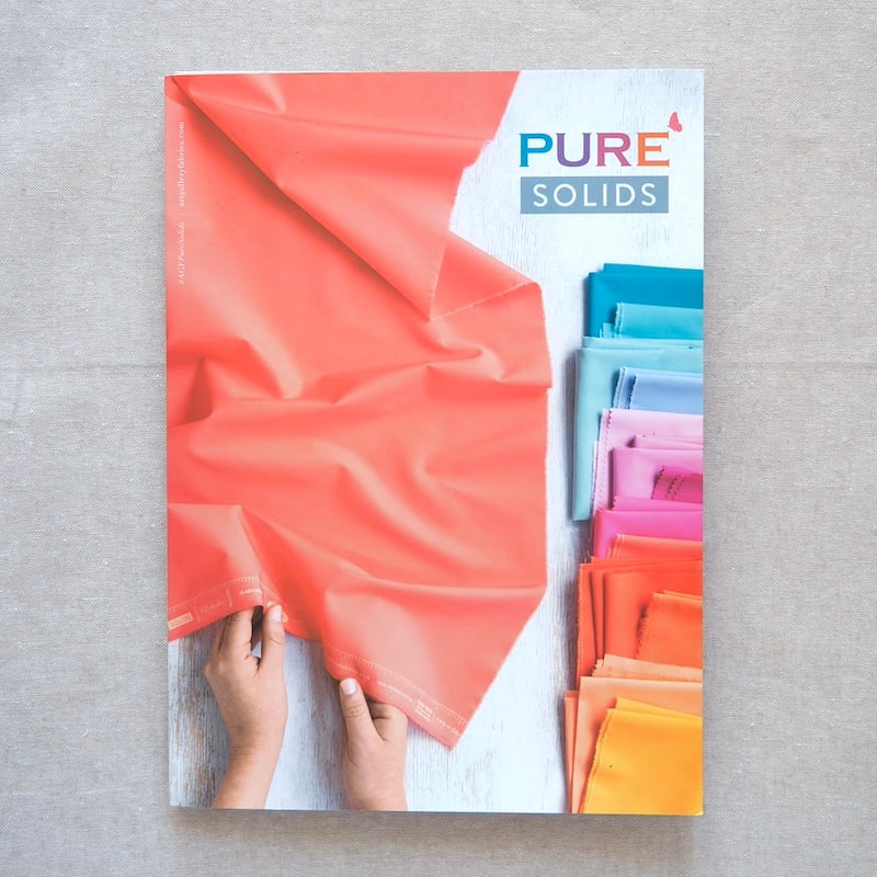 Art Gallery Fabrics Pure Solids Colour Swatch Card