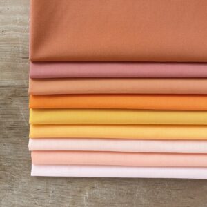 Art Gallery Fabrics Pure Solids Orange Fat Quarter Bundle - Image 1
