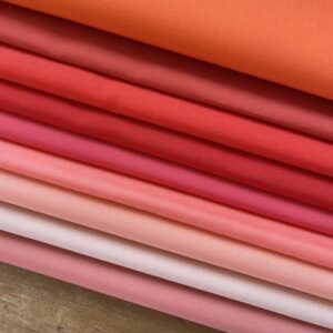Art Gallery Fabrics Pure Solids Pink Red Fat Quarter Bundle - Image 2
