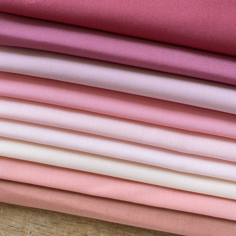 Art Gallery Fabrics Pure Solids Pink Fat Quarter Bundle
