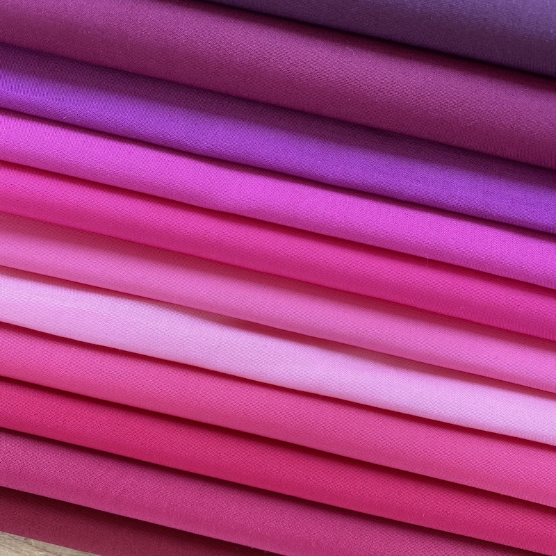 Art Gallery Fabrics Pure Solids Plum Purple Fat Quarter Bundle