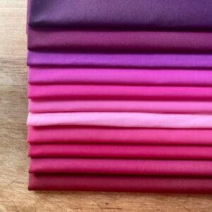 Art Gallery Fabrics Pure Solids Plum Purple Fat Quarter Bundle - Image 1