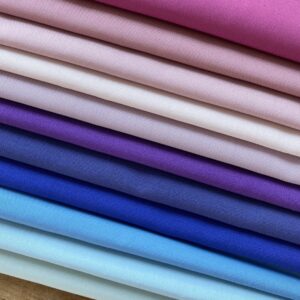 Art Gallery Fabrics Pure Solids Purple Blue Fat Quarter Bundle - Image 2