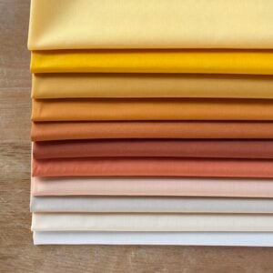 Art Gallery Fabrics Pure Solids Golden Yellow Fat Quarter Bundle - Image 1