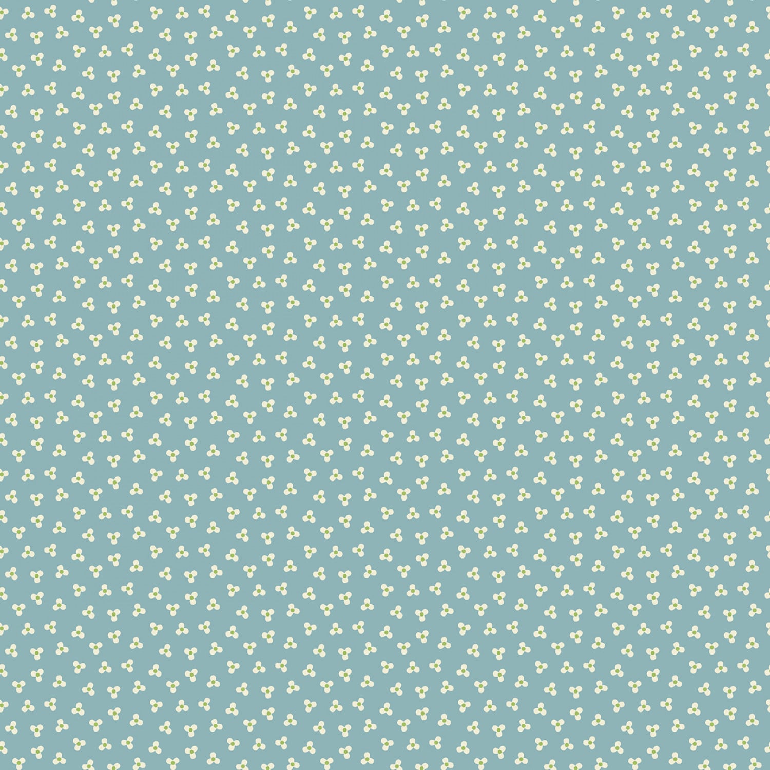 Sally's Quilt Sky Clover R250883D-SKY - Image 1