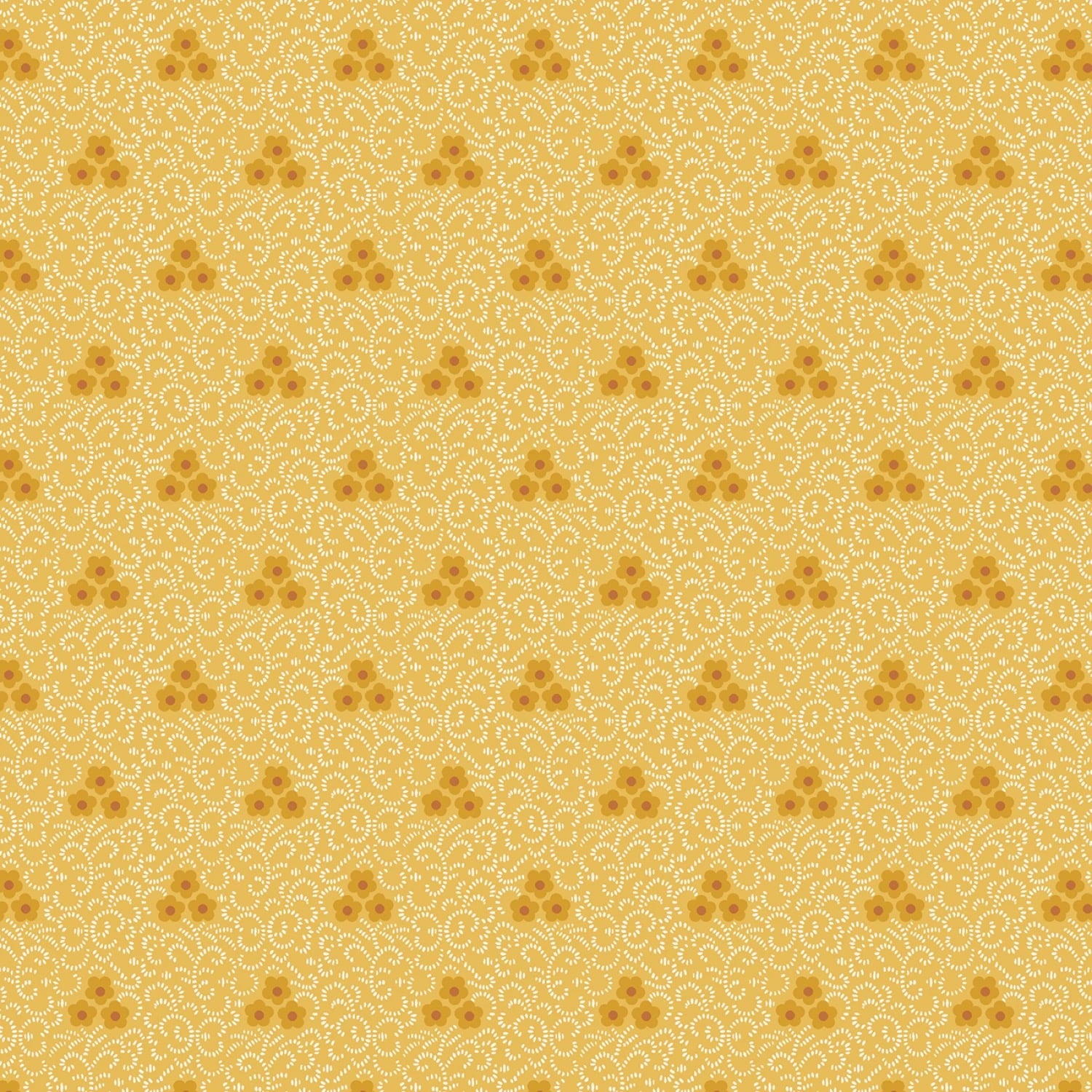 Treasured Past Yellow Triple Ditsy | R621366D-YELLOW - Image 1