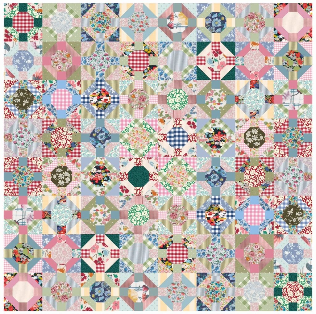 Rose Window Quilt Kit