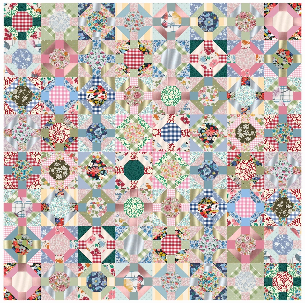 Rose Window Quilt Kit - Image 1