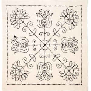 Tulip Sashiko Sewing Kit, Hungary - Tulips & Poppies - Image 2