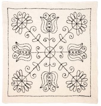 Tulip Sashiko Sewing Kit, Hungary - Tulips & Poppies