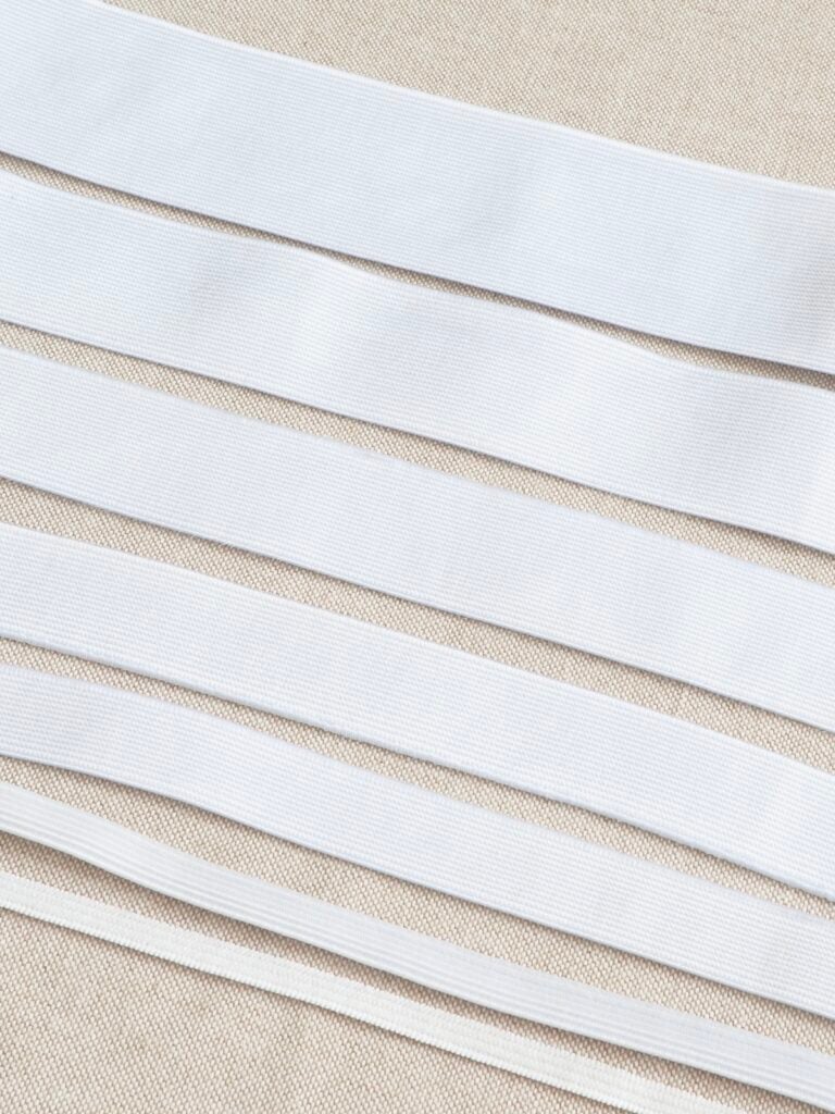 white sewing elastic