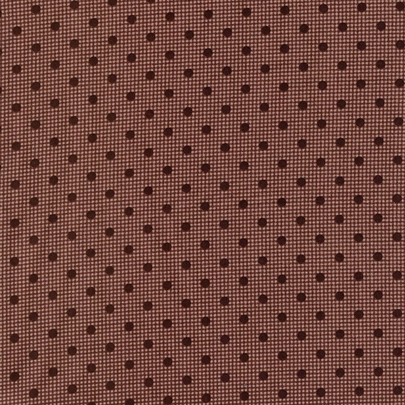 Shelbyville Brown Check & Dot | 38073-37