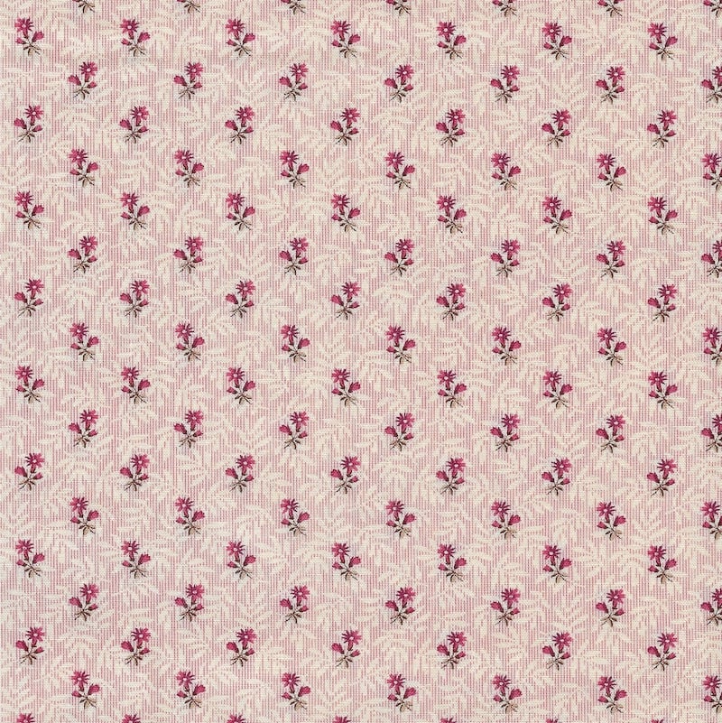 Sienna Crimson Floral Stripe | 693-C