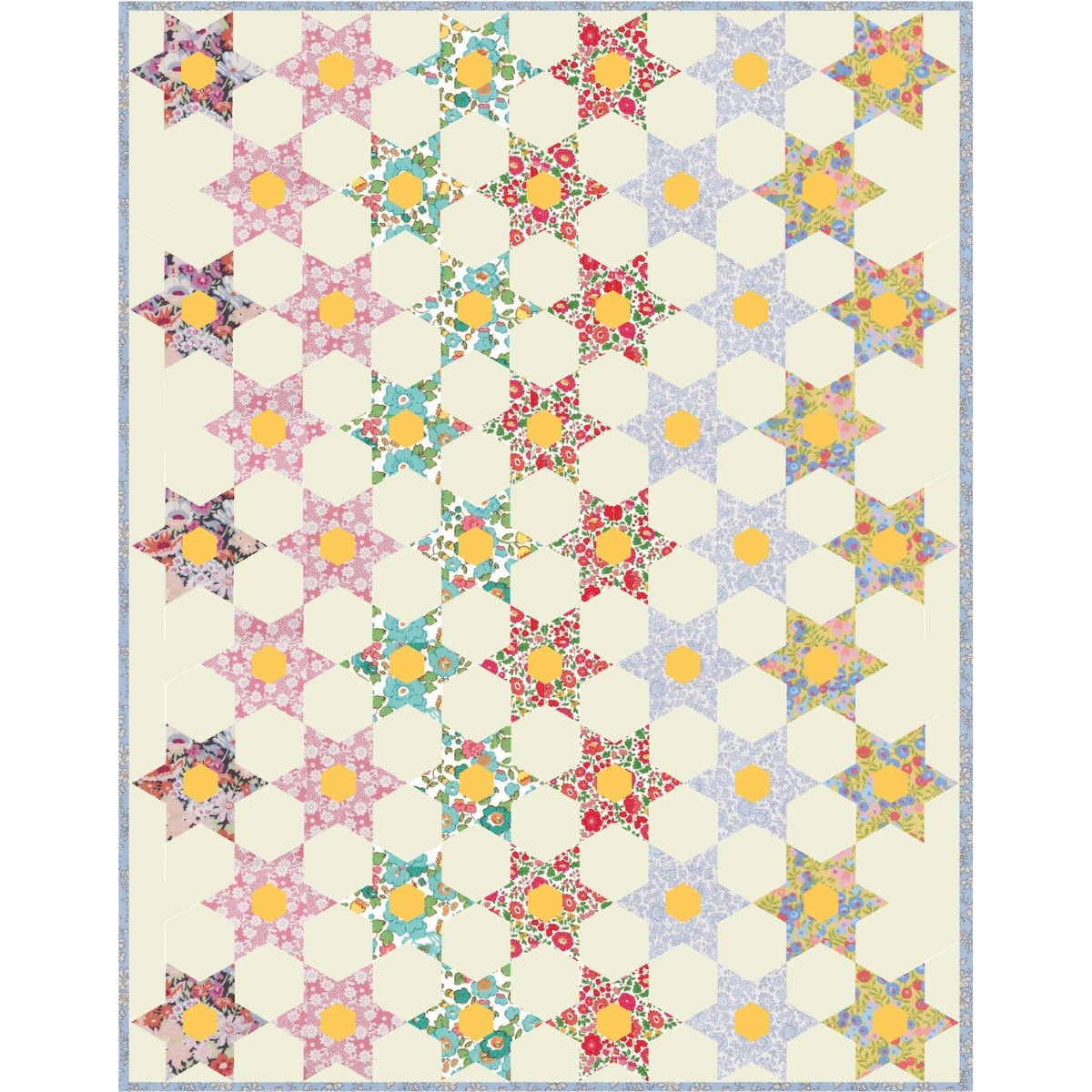 Starlight Bouquet Quilt PDF Pattern - Image 3