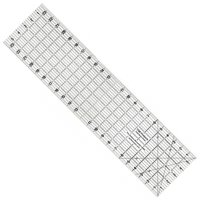 The Fold Away Quilting Retreat Ruler 6 x 24 Inches