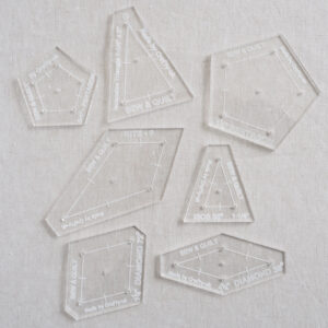 La Tarantella Quilt (imperial) - Acrylic Template Set - Image 2