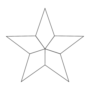 Irregular 5-Point Diamond - English Paper Pieces - Image 4