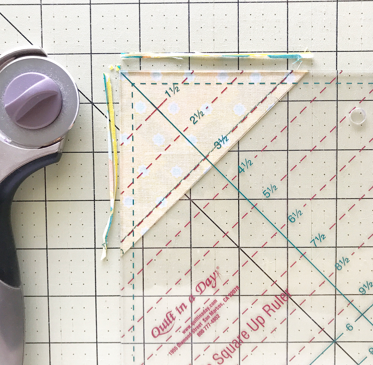 Triangle Square Up Ruler 6-1/2"
