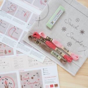 Tulip Embroidery Sampler Book, Pink - Image 2