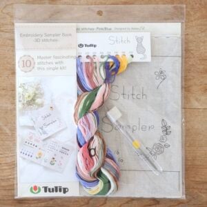 Tulip Embroidery Sampler Book, 3D Stitches - Image 1