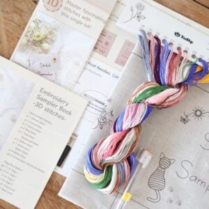 Tulip Embroidery Sampler Book, 3D Stitches - Image 2