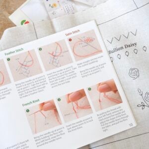 Tulip Embroidery Sampler Book, 3D Stitches - Image 7