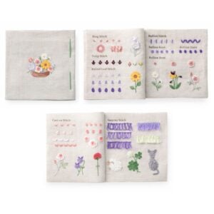 Tulip Embroidery Sampler Book, 3D Stitches - Image 5