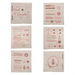 Tulip Embroidery Sampler Book, Pink - Image 3
