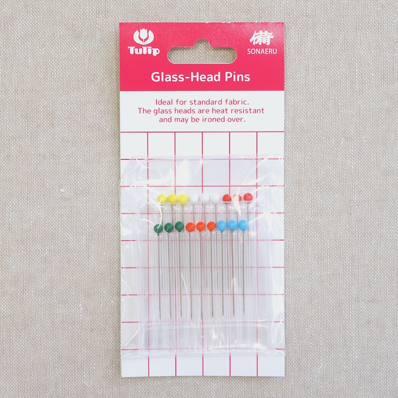 Tulip Sonaeru Glass Head Pins