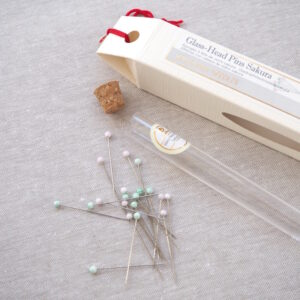 Tulip Hiroshima Glass Head Pins, Sakura - Image 3