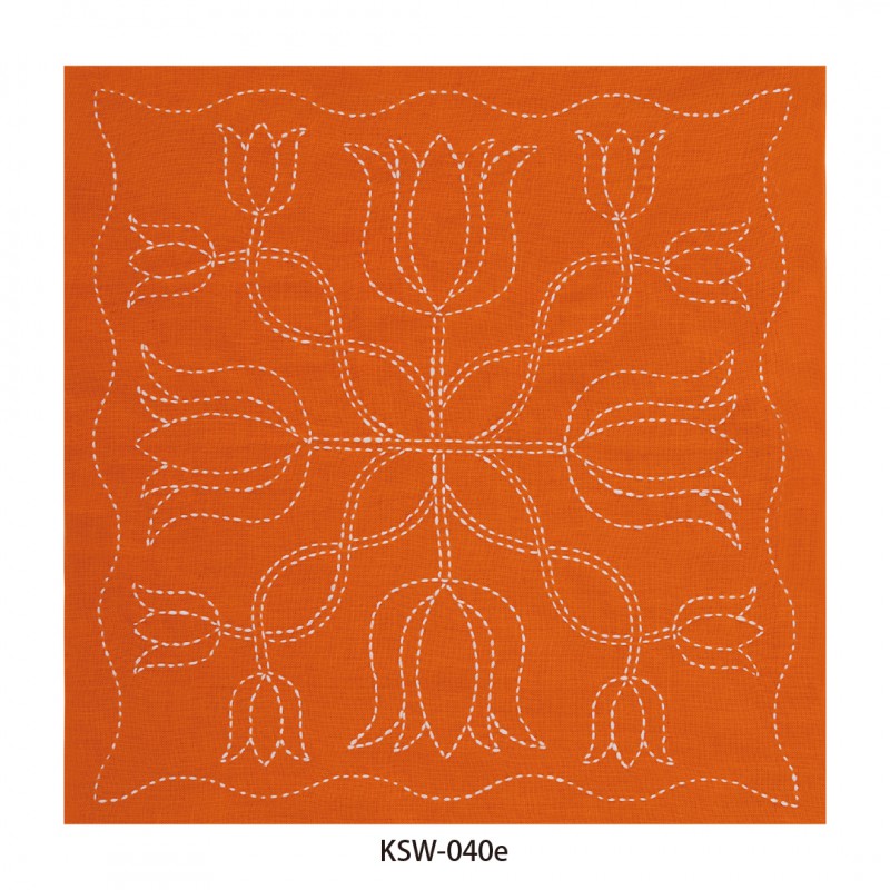 Tulip Sashiko Kit, The Netherlands - Twelve Tulips