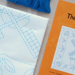 Tulip Sashiko Kit, The Netherlands - Windmill - Image 2