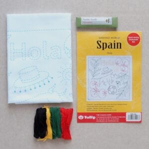 Tulip Sashiko Kit, Spain - Hola - Image 1
