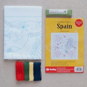 Tulip Sashiko Kit, Spain - Imperial Eagle - Image 1