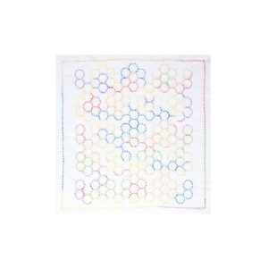 Tulip Sashiko Sewing Kit, America - Grandmothers' Flower Garden - Image 2