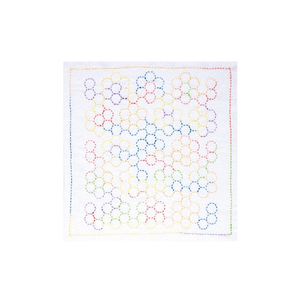 Tulip Sashiko Sewing Kit, America - Grandmothers' Flower Garden