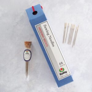 Tulip Hiroshima Sewing Needles #8 Sharp Tip - Image 1