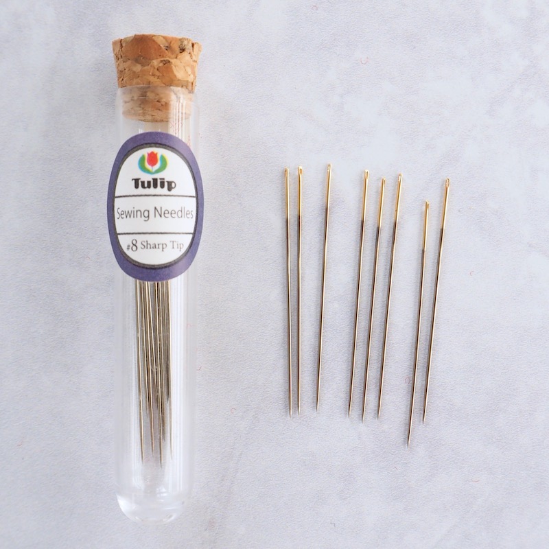 Tulip Hiroshima Sewing Needles #8 Sharp Tip