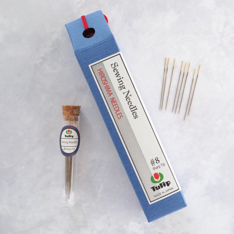 Tulip Hiroshima Sewing Needles #8 Sharp Tip