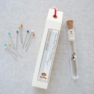 Tulip Hiroshima Glass Head Pins, Shizuku - Image 1