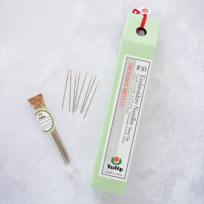 Tulip Hiroshima Embroidery Needles #10