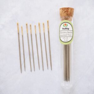 Tulip Hiroshima Embroidery Needles Assorted Thick Size - Image 2