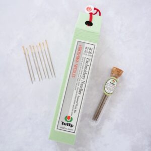 Tulip Hiroshima Embroidery Needles Assorted Thick Size - Image 1