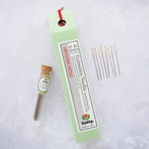 Tulip Hiroshima Embroidery Needles Assorted Thin Size - Image 1