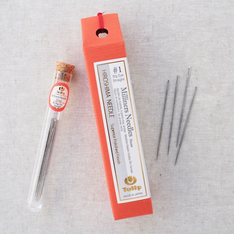 Tulip Hiroshima Milliners BIG EYE (Straw) Needles #1