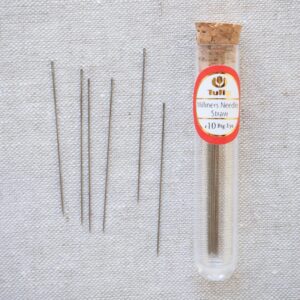 Tulip Hiroshima Milliners Needles BIG EYE (Straw) #10 - Image 2