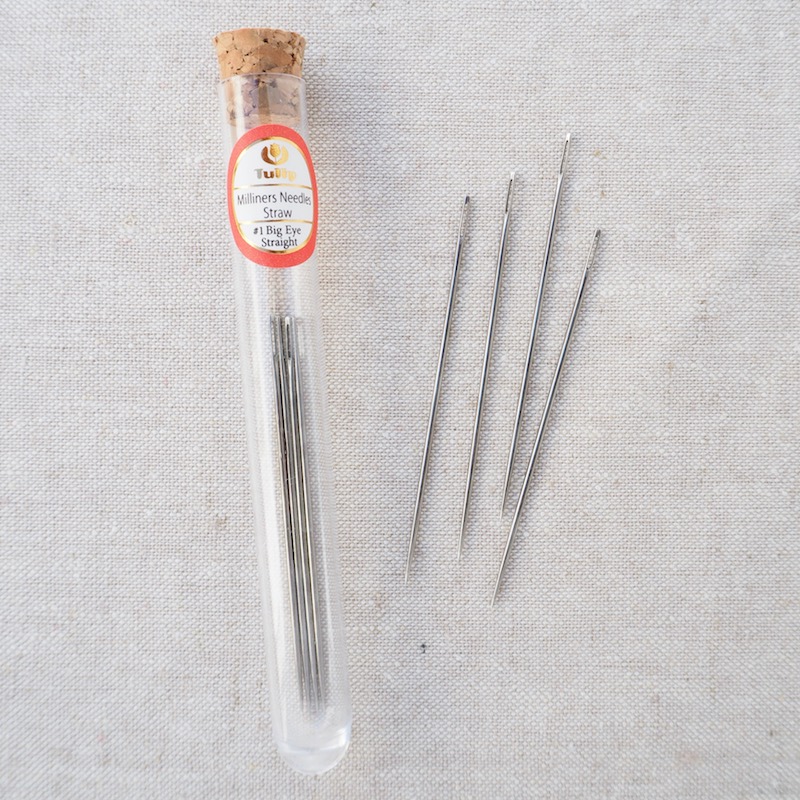 Tulip Hiroshima Milliners BIG EYE (Straw) Needles #1