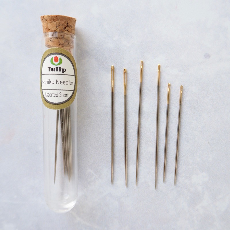 Tulip Hiroshima Sashiko Needles (Short) Assorted