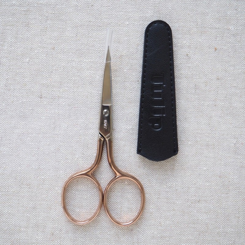 Tulip Scissors Elegant Pink, Curved